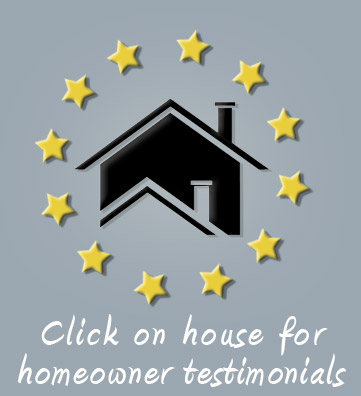 Click on house for homeowner testimonials