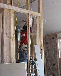 Installing a Sheetrock Ceiling